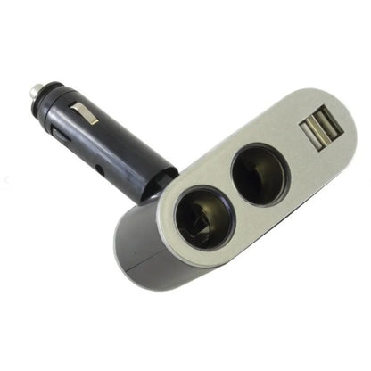 Разклонител за запалка с 2 гнезда и 2 USB - PG151