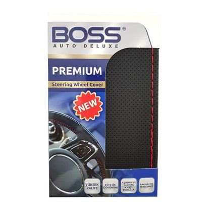 Калъф шиещ Boss - черен с червено перфориран