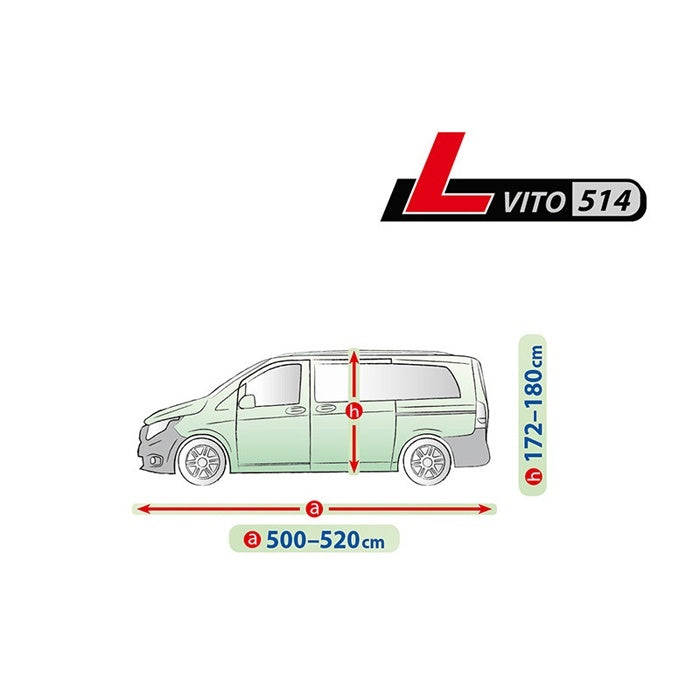 Покривало Kegel серия Mobile размер L514 сиво за VITO