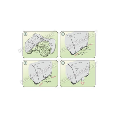 Покривало Kegel серия Basic размер M quad сиво за ATV