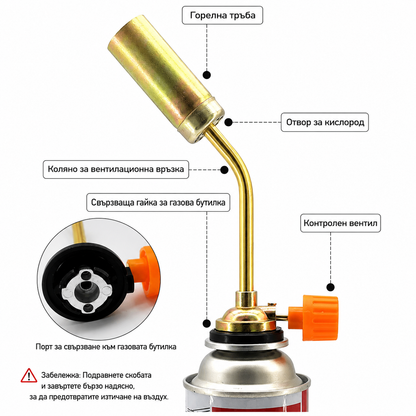 Накрайник газова горелка PA1617