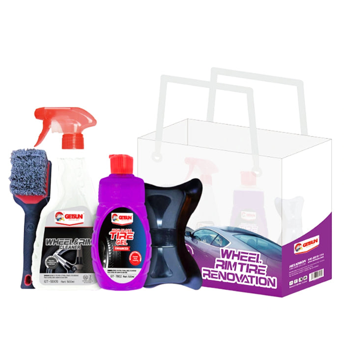 Комплект за почистване на гуми и джанти Getsun