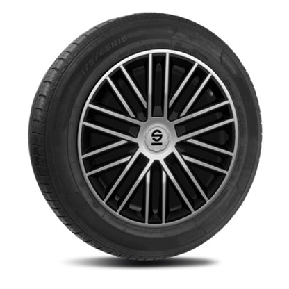 Тасове за джанти 14'' Sparco BERGAMO / SPC1485SVBK
