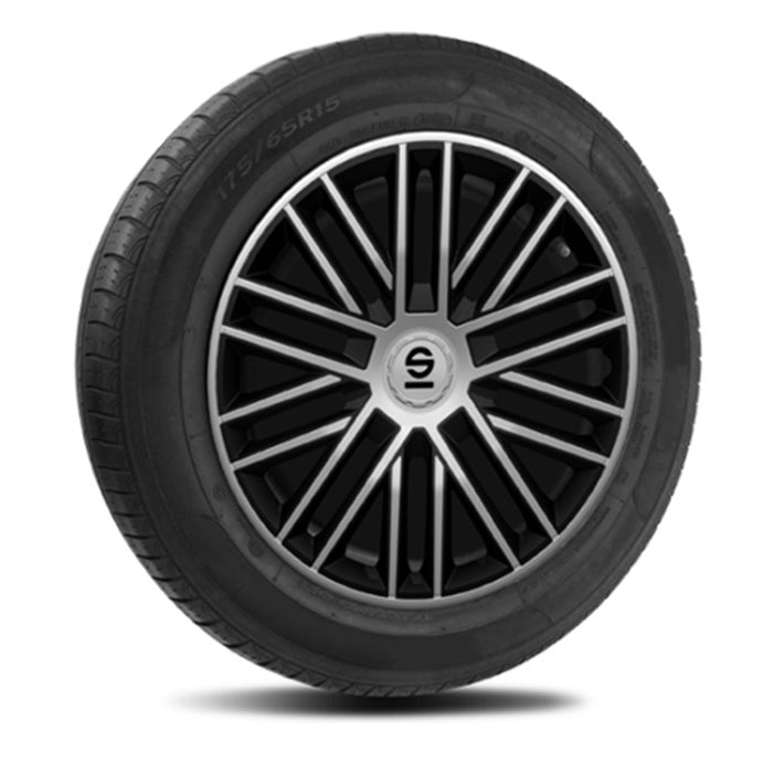 Тасове за джанти 16'' Sparco BERGAMO / SPC1685SVBK