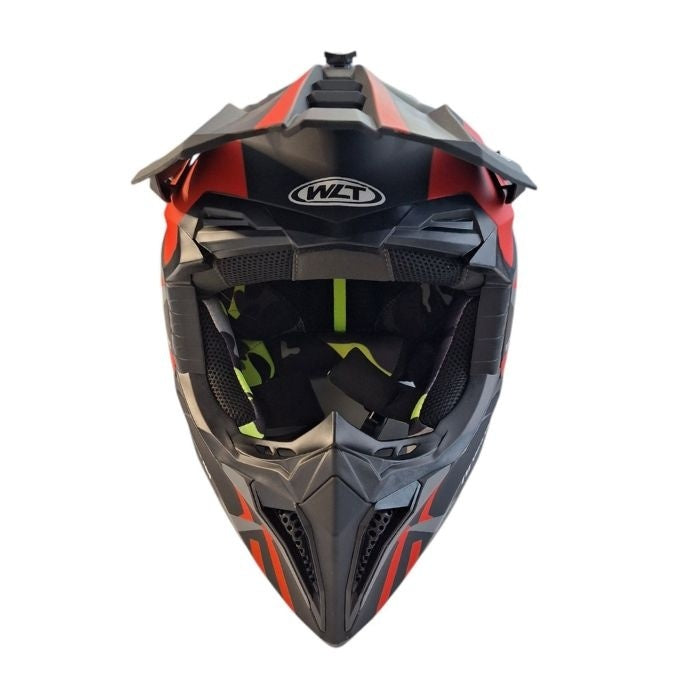 Кросова Каска 127 - S - Matt Black/Red