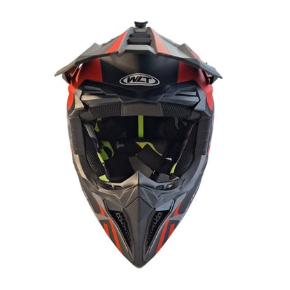 Кросова Каска 127 - XL - Matt Black/Red