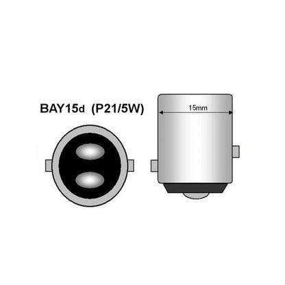 Диодни Крушки M-Tech LB989W 24V 2бр/к-т