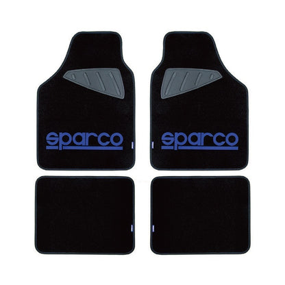 Стелки мокет SPC1901A Sparco Черни-Сини 4БР/К-Т