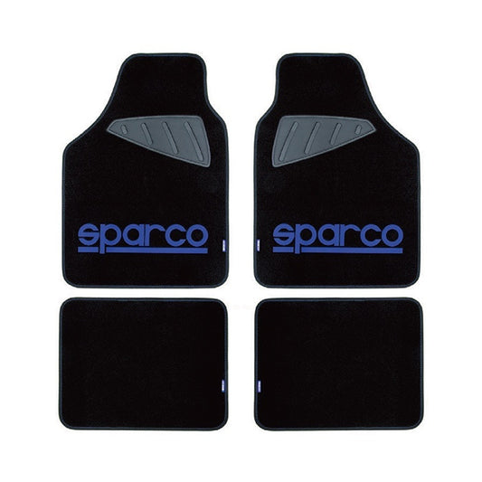 Стелки мокет SPC1901A Sparco Черни-Сини 4БР/К-Т