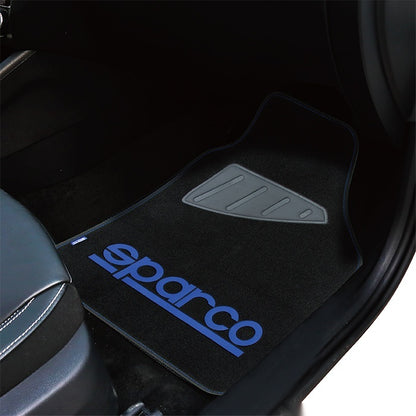 Стелки мокет SPC1901A Sparco Черни-Сини 4БР/К-Т