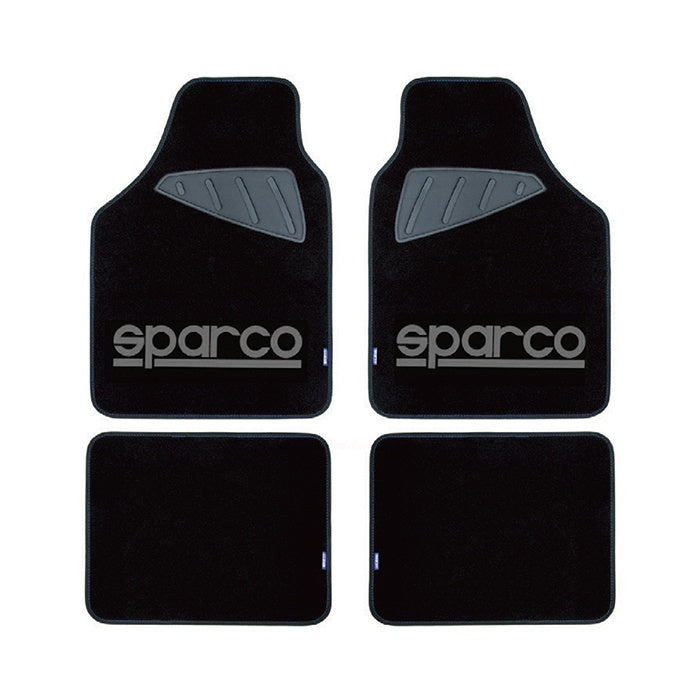 Стелки мокет SPC1902A Sparco Черни-Сиви 4БР/К-Т