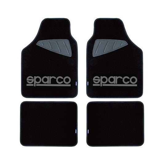 Стелки мокет SPC1902A Sparco Черни-Сиви 4БР/К-Т