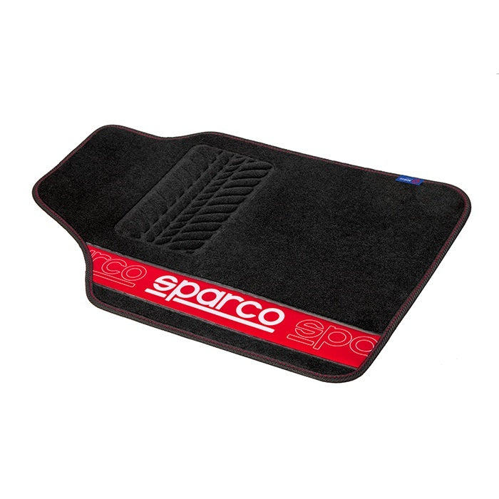 Стелки мокет Sparco SPF510RD 4БР/К-Т С червено