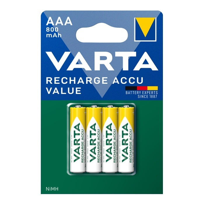 Алкална Батерия VARTA VALUE Accu AAA 800 mAh