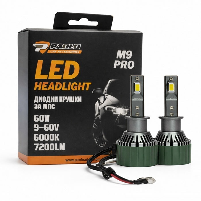 Диодни крушки M9 PRO H3 9-60V 2БР/К-Т