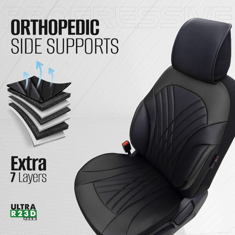 Тапицерия за седалки Otom Progres PRG101 (Черно)