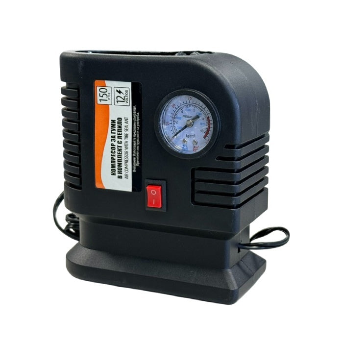 Компресор за гуми с лепило 12V - 60800