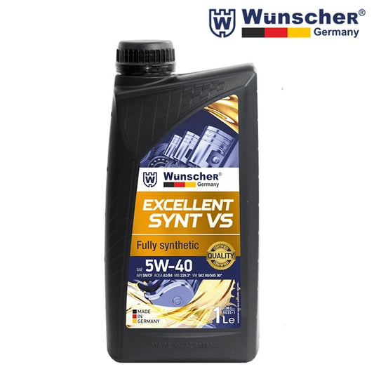 Масло Wunscher 8035 EXCELLENT SYNS VS 5W/40 - 1л.