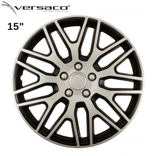 Тасове за джанти 15'' Versaco Dakar Silver/Black
