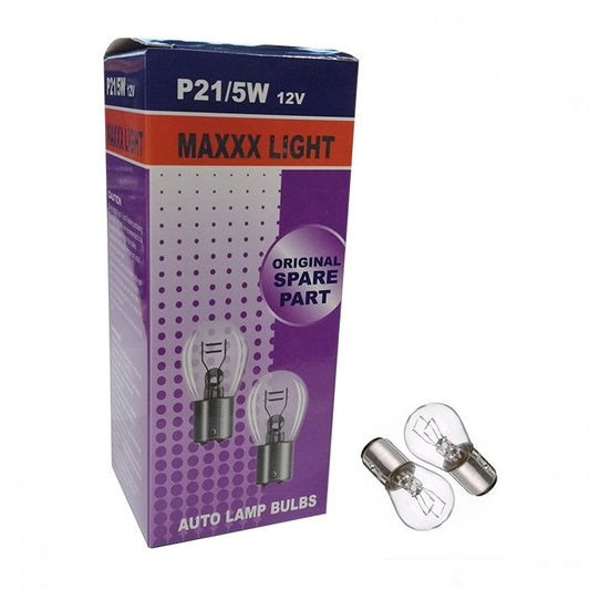 Крушка Maxxx light P21/5W(S25) 12V BAY15D 10бр/к-т