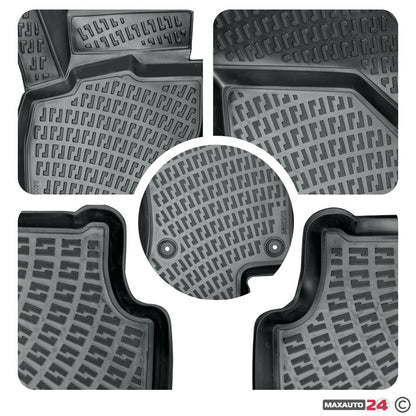 Гумени стелки RizLine съвместими с Fiat 500 L Pool Mat (2012-2017)