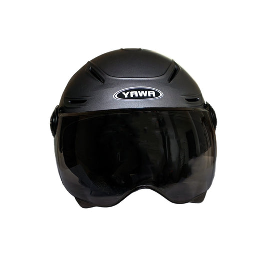 Каска за мотор - PA523 С Визьор - Сиво