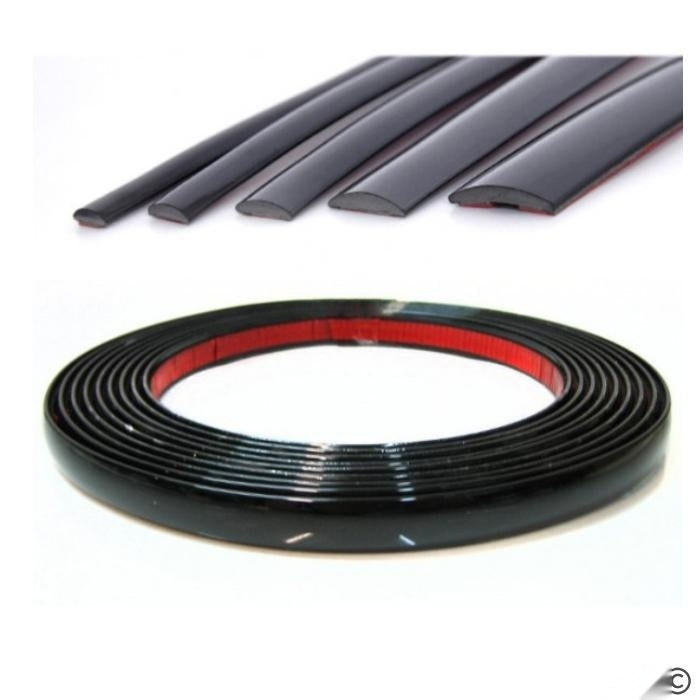 Лайсна за врата черна 25мм х 15м