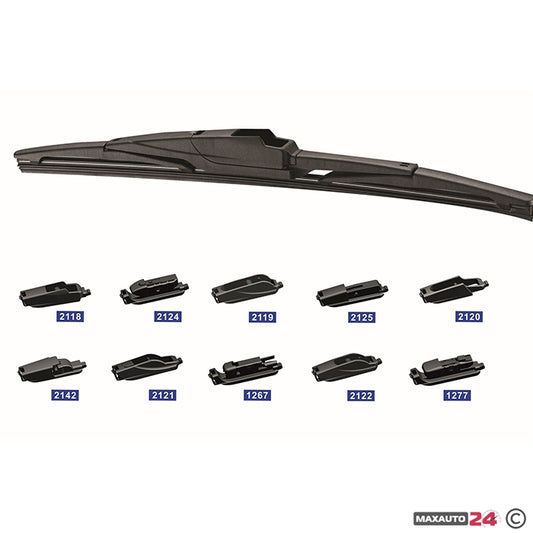 Чистачка Мотохама Задна с 10 Адаптора 14'' 350мм