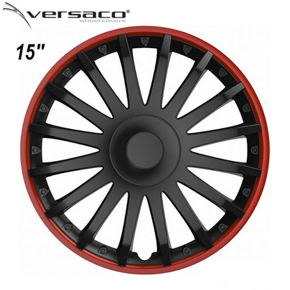 Тасове за джанти 15" Versaco Crystal RO Black