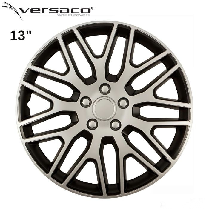 Тасове за джанти 13'' Versaco Dakar Silver/Black