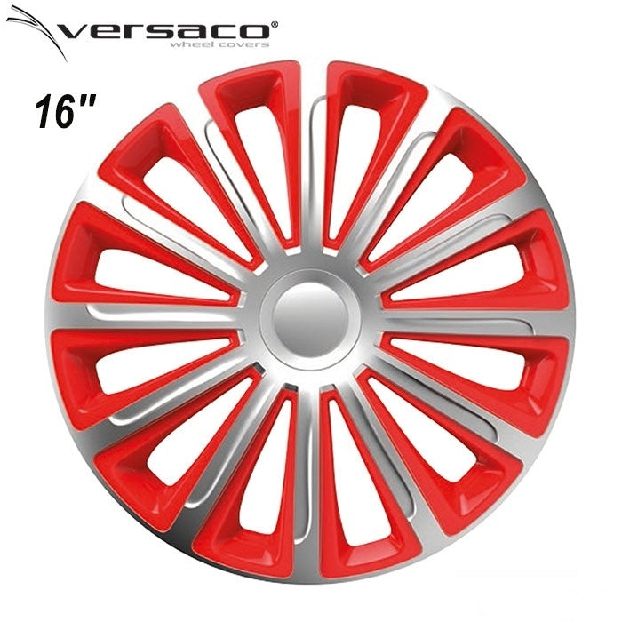 Тасове за джанти 16'' Versaco Trend Silver / Red