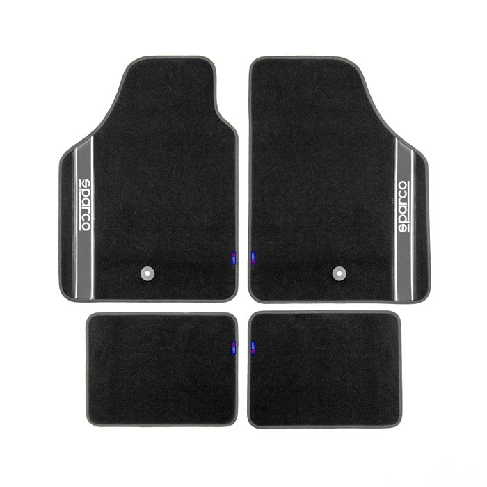 Универсални мокетни стелки Sparco - 03763BAR със сиво