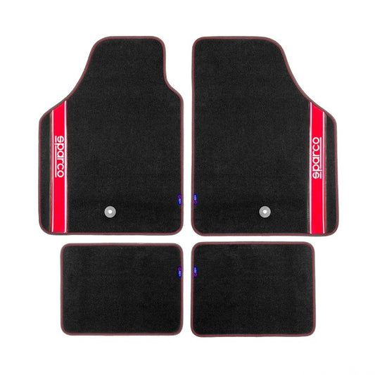 Универсални мокетни стелки Sparco - 03763BRS с червено