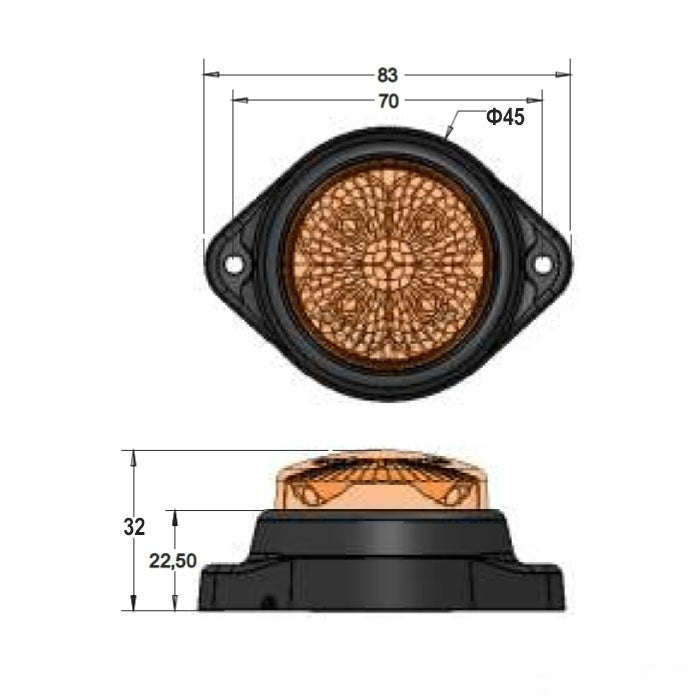 Габарити диодни - SE150 24V