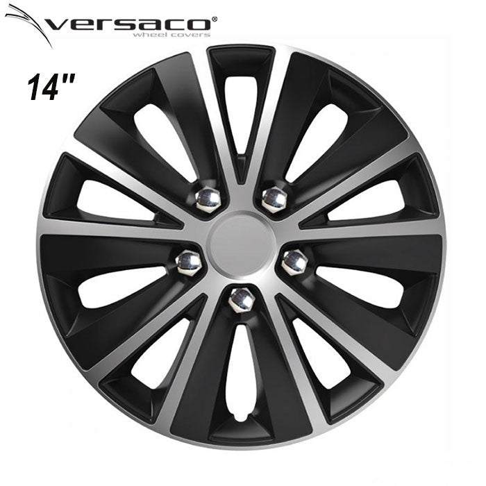 Тасове за джанти 14'' Versaco Rapid NC Silver / Black