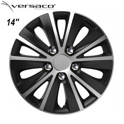 Тасове за джанти 14'' Versaco Rapid NC Silver / Black