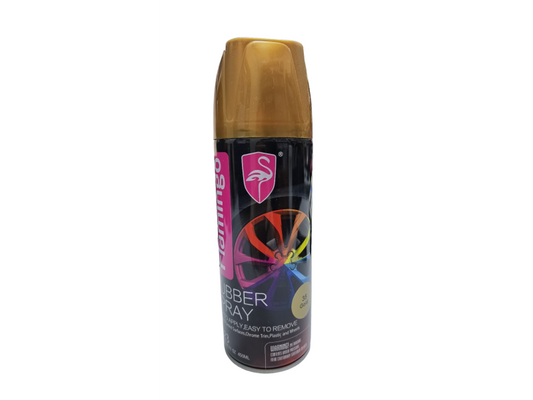 Спрей за джанти гумено покритие златист Flamingo F023-35