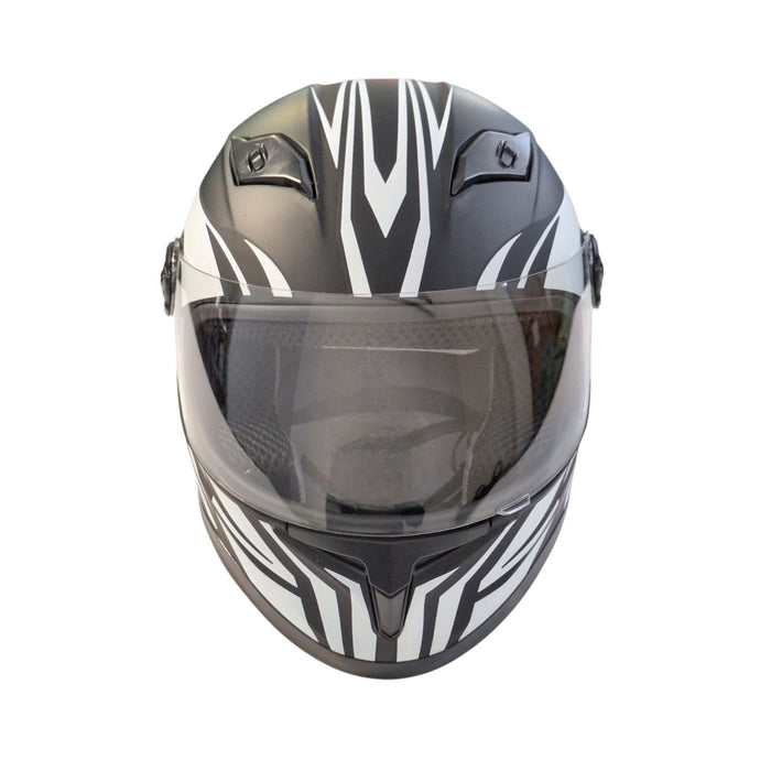 Детска Каска PA1019-2 - Черен/Бял Мат