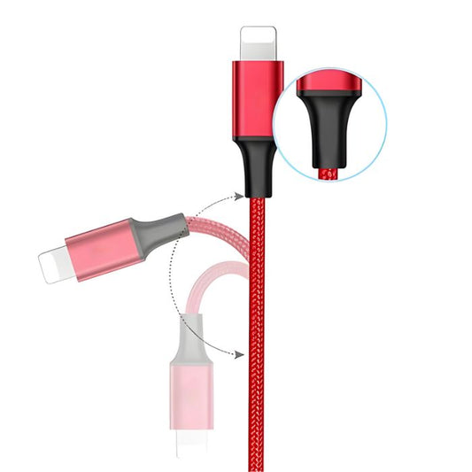 Кабел за Зареждане на Телефон 3 В 1 - 2520