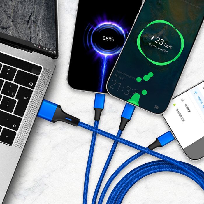 Кабел за Зареждане на Телефон 3 В 1 - 2520