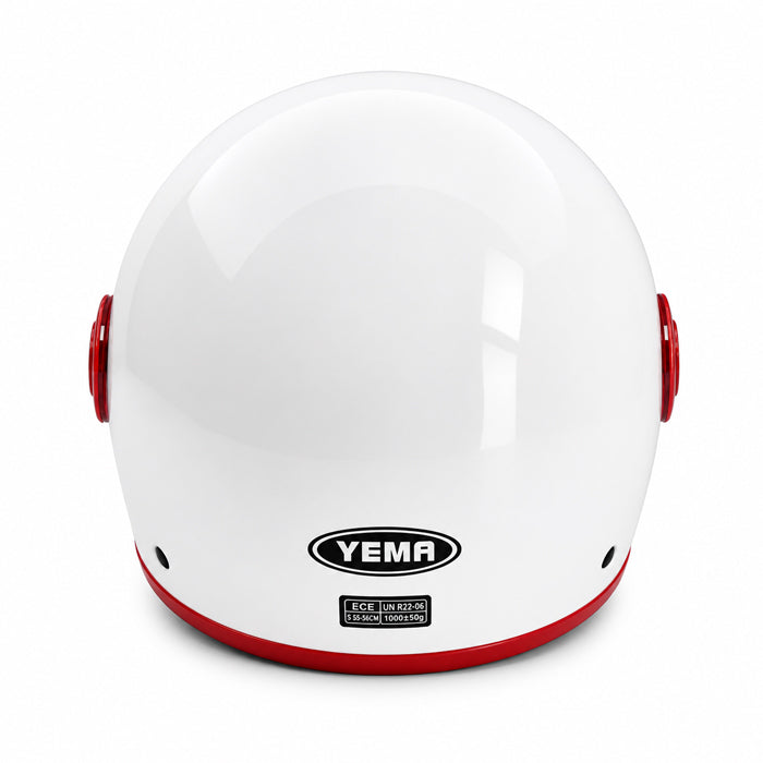 Каска YEMA 631- 3 - S - Бяло/Червено