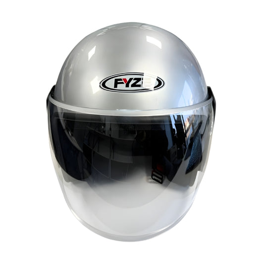 Каска за мотор - 2415 - 5 сиво