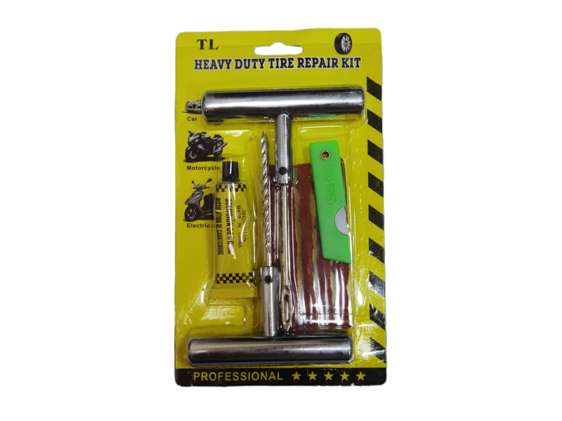 Пури шило комплект за спукани гуми метален