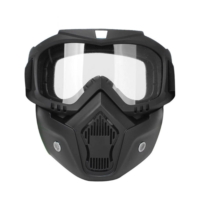 Маска мото с прозрачен визьор - PA1024