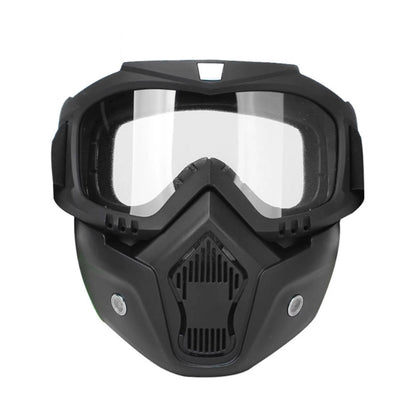 Маска мото с прозрачен визьор - PA1024