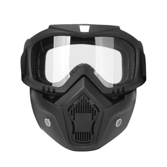 Маска мото с прозрачен визьор - PA1024