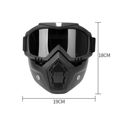 Маска мото с прозрачен визьор - PA1024