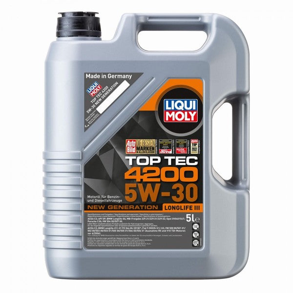 Масло синтeтична технология Liqui Moly TOP TEC 4200 5W-30 5л. - 8973