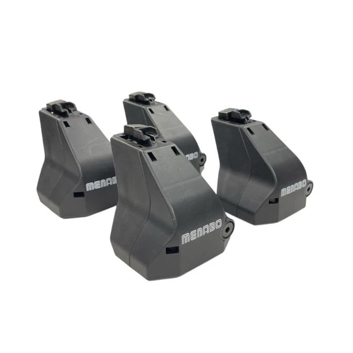 Напречни греди MENABO Omega  L  1268 + Стойка черни
