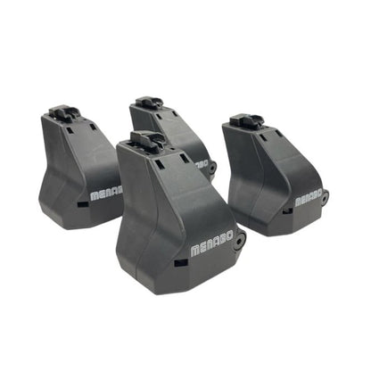 Напречни греди MENABO Omega  L  1268 + Стойка черни